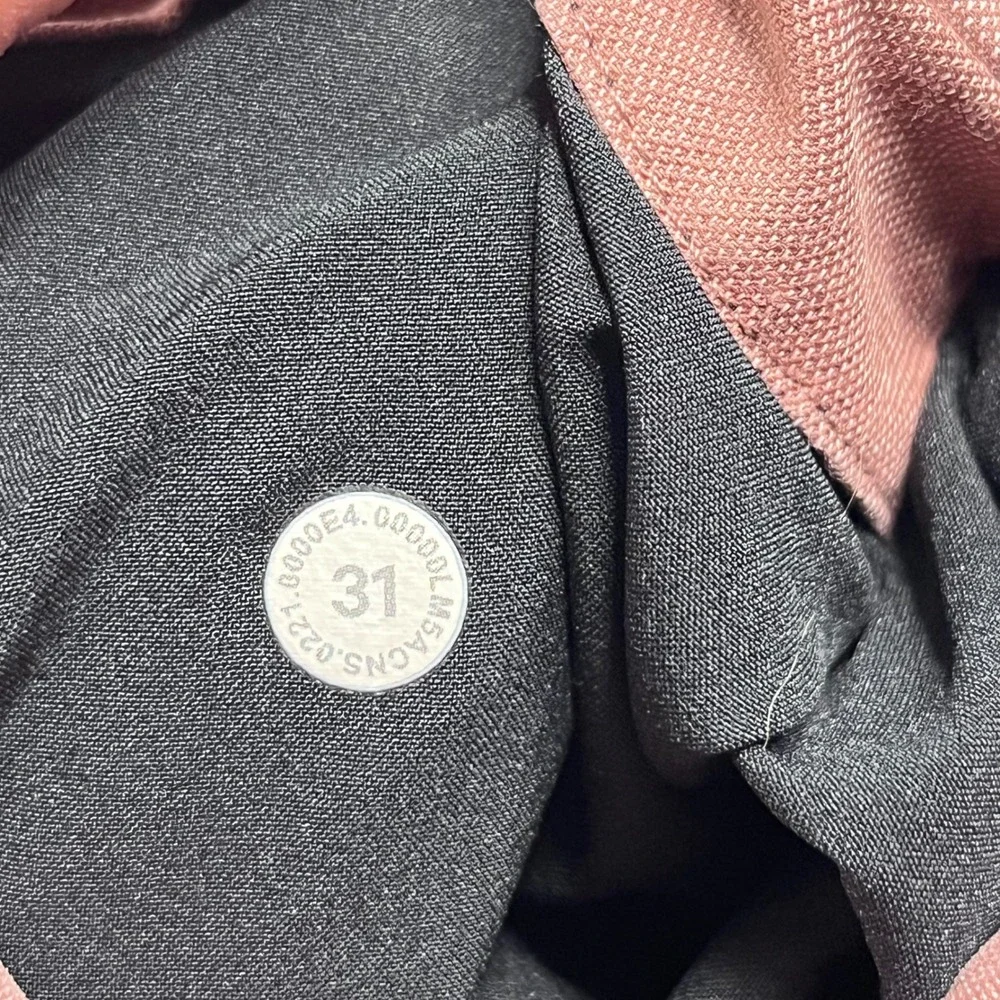Lululemon Commission Pant Slim 31 Mens Dusty Rose Mauve Chino Trousers LM5ACNS